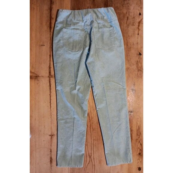 Coldwater Creek Pants - Coldwater Creek Pants Womens 8 Sage Green Corduroy Pull On Elastic Waist Pinwale